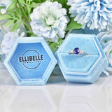 Ellibelle Jewellery Vintage Sapphire Diamond Trilogy Engagement Ring By Cropp & Farr