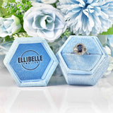 Ellibelle Jewellery Vintage Sapphire & Diamond White Gold Cluster Engagement Ring (1.75ct)