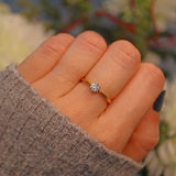 Ellibelle Jewellery ART DECO OLD CUT DIAMOND ENGAGEMENT RING (0.40CT)