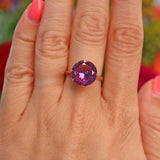 Ellibelle Jewellery Vintage 1970s Colour Change Sapphire 9ct Gold Dress Ring