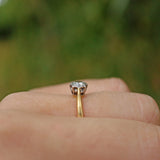 Ellibelle Jewellery Vintage 1960s Diamond 18ct Gold Engagement Ring (0.30ct)