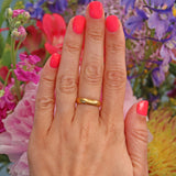 Ellibelle Jewellery Antique 22ct Gold Wedding Band - Date 1918 (6.2g)