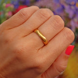 Ellibelle Jewellery Antique 22ct Gold Wedding Band - Date 1918 (6.2g)