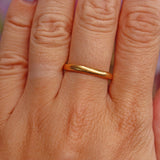Ellibelle Jewellery Antique 22ct Gold Wedding Band Ring (3.6g)