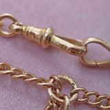 Ellibelle Jewellery Antique 9ct Gold Albert Chain & T-Bar Necklace (15.5") 30g