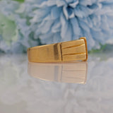 Ellibelle Jewellery ANTIQUE ART DECO 18CT GOLD DIAMOND SIGNET RING