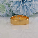 Ellibelle Jewellery ANTIQUE ART DECO 18CT GOLD DIAMOND SIGNET RING