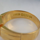 Ellibelle Jewellery ANTIQUE ART DECO 18CT GOLD DIAMOND SIGNET RING