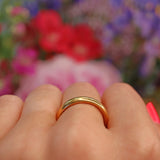 Ellibelle Jewellery Antique Art Deco 22ct Gold Wedding Band - Date 1925 (6.7g)