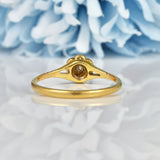 Ellibelle Jewellery Antique Art Deco Diamond Daisy Cluster Ring