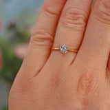 Ellibelle Jewellery Antique Art Deco Diamond Solitaire Engagement Ring (0.50ct)