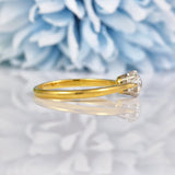 Ellibelle Jewellery Antique Art Deco Diamond Solitaire Engagement Ring (0.50ct)
