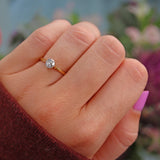 Ellibelle Jewellery Antique Art Deco Diamond Solitaire Engagement Ring (0.50ct)
