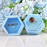Ellibelle Jewellery Antique Bohemian Garnet 9ct Gold Cluster Ring
