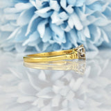 Ellibelle Jewellery ANTIQUE DIAMOND GOLD ENGAGEMENT RING