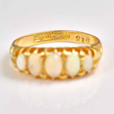Ellibelle Jewellery Antique Edwardian Opal 18ct Gold Ring