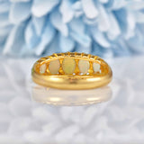 Ellibelle Jewellery Antique Edwardian Opal 18ct Gold Ring