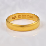 Ellibelle Jewellery Antique George V 22ct Gold Wedding Band - Date 1912 (5.2g)