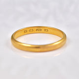 Ellibelle Jewellery Antique George V 22ct Gold Wedding Band - Date 1931 (3.7g)