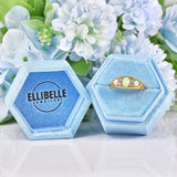 Ellibelle Jewellery Antique Opal & Old Cut Diamond Gold Ring