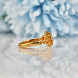 Ellibelle Jewellery ANTIQUE VICTORIAN 18CT GOLD DIAMOND CLUSTER RING
