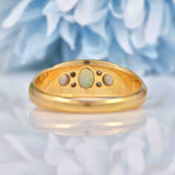 Ellibelle Jewellery Antique Victorian Opal & Diamond 18ct Gold Ring