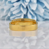 Ellibelle Jewellery Antique Victorian Pearl & Black Enamel 15ct Gold Mourning Ring
