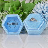 Ellibelle Jewellery ANTIQUE VICTORIAN SAPPHIRE & DIAMOND RING