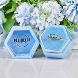 Ellibelle Jewellery Antique Victorian Turquoise & Diamond 18ct Gold Ring