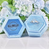 Ellibelle Jewellery Aquamarine 18ct White Gold Solitaire Ring