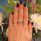 Ellibelle Jewellery Aquamarine & Diamond 14k Gold Dress Ring (3.30ct)