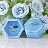 Ellibelle Jewellery Aquamarine & Diamond 18ct Yellow Gold Ring