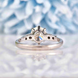 Ellibelle Jewellery Art Deco 1.17 Carat Diamond 18ct Gold & Platinum Solitaire Engagement Ring