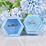 Ellibelle Jewellery Art Deco 1.17 Carat Diamond 18ct Gold & Platinum Solitaire Engagement Ring