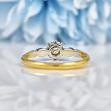 Ellibelle Jewellery Art Deco 1920s Diamond 18ct Gold Solitaire Ring
