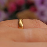 Ellibelle Jewellery Art Deco 22ct Gold Wedding Band - Birmingham 1920 (4.9g).