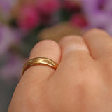Ellibelle Jewellery Art Deco 22ct Gold Wedding Band - Birmingham 1920 (4.9g).