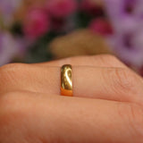 Ellibelle Jewellery Art Deco 22ct Gold Wedding Band - Birmingham 1925 (4.4g)
