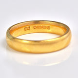 Ellibelle Jewellery Art Deco 22ct Gold Wedding Band - Birmingham 1927 (7.9g)