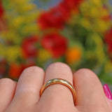 Ellibelle Jewellery Art Deco 22ct Gold Wedding Band - Birmingham 1927 (7.9g)