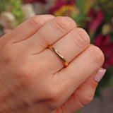 Ellibelle Jewellery Art Deco 22ct Gold Wedding Band - Birmingham 1929 (3.8g)