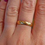 Ellibelle Jewellery Art Deco 22ct Gold Wedding Band - Birmingham 1929 (4.1g)