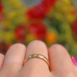 Ellibelle Jewellery Art Deco 22ct Gold Wedding Band - Birmingham 1929 (4.1g)