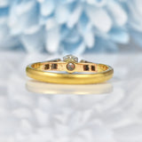 Ellibelle Jewellery Art Deco Diamond 18ct Gold & Platinum Engagement Ring (0.20ct)