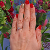 Ellibelle Jewellery Art Deco Diamond 18ct Gold & Platinum Engagement Ring (0.25ct)