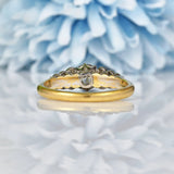 Ellibelle Jewellery Art Deco Diamond Engagement Ring (0.20ct)