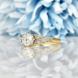 Ellibelle Jewellery ART DECO DIAMOND ENGAGEMENT RING