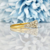Ellibelle Jewellery ART DECO DIAMOND ENGAGEMENT RING