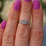 Ellibelle Jewellery ART DECO DIAMOND ENGAGEMENT RING
