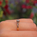 Ellibelle Jewellery ART DECO DIAMOND ENGAGEMENT RING